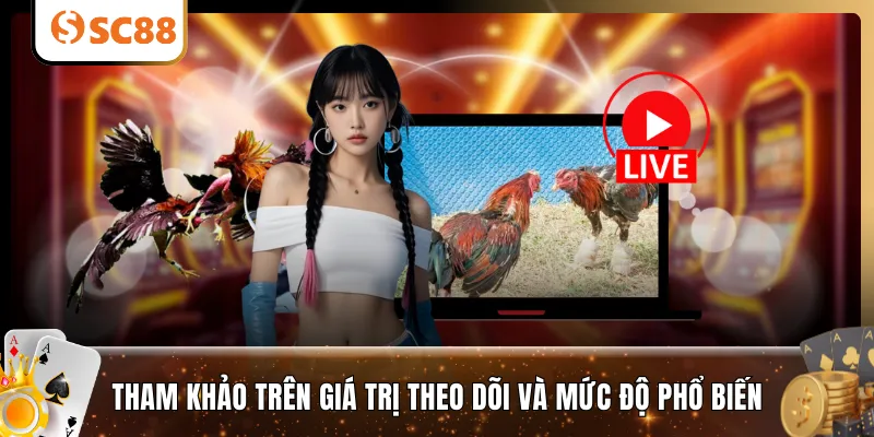 Tham khảo trên giá trị theo dõi và mức độ phổ biến